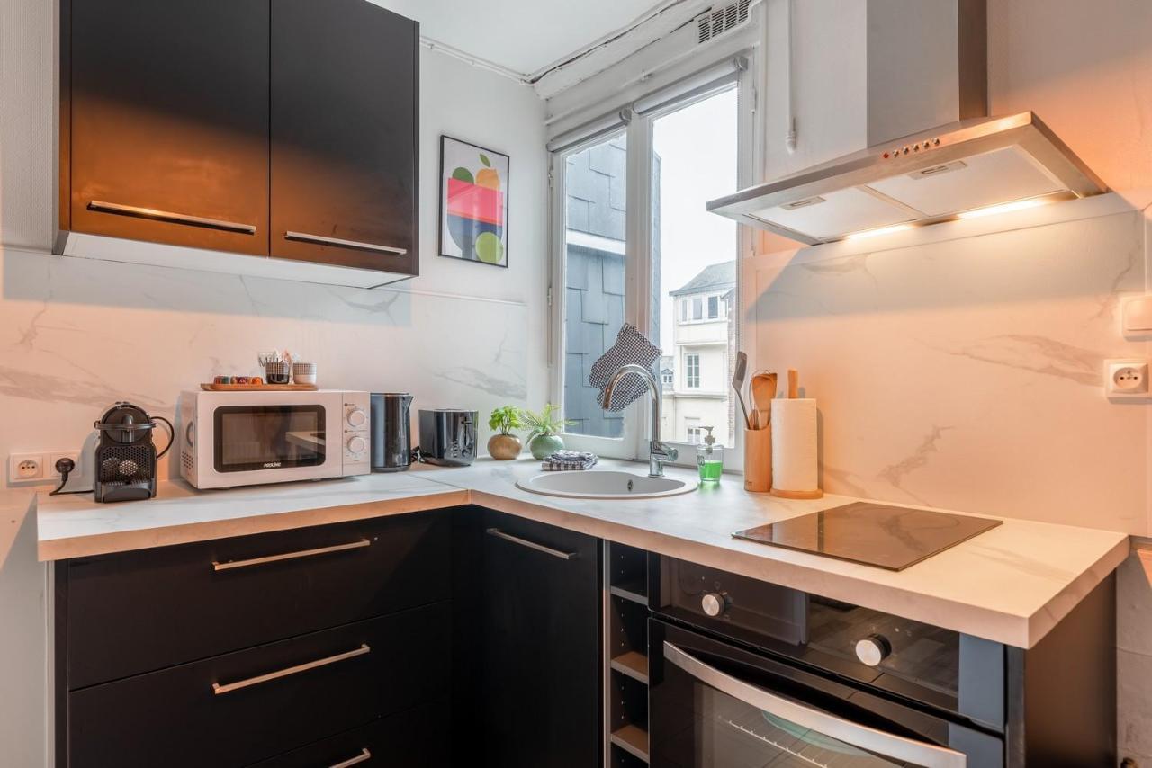 Olympe By Kleidos, Appartement 4P, Rue Calme, Centre Historique, Proche Gare Rouen Ngoại thất bức ảnh