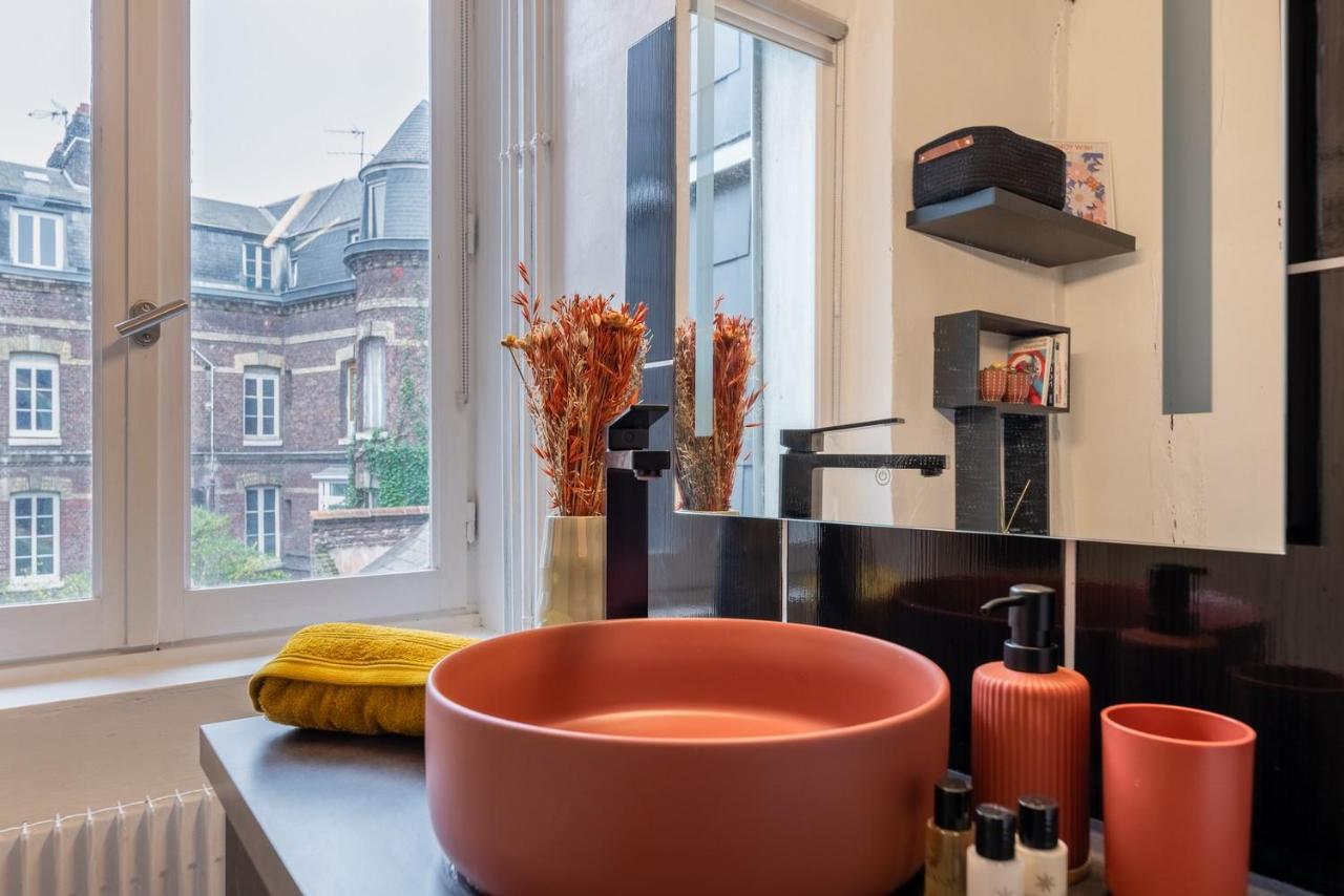 Olympe By Kleidos, Appartement 4P, Rue Calme, Centre Historique, Proche Gare Rouen Ngoại thất bức ảnh
