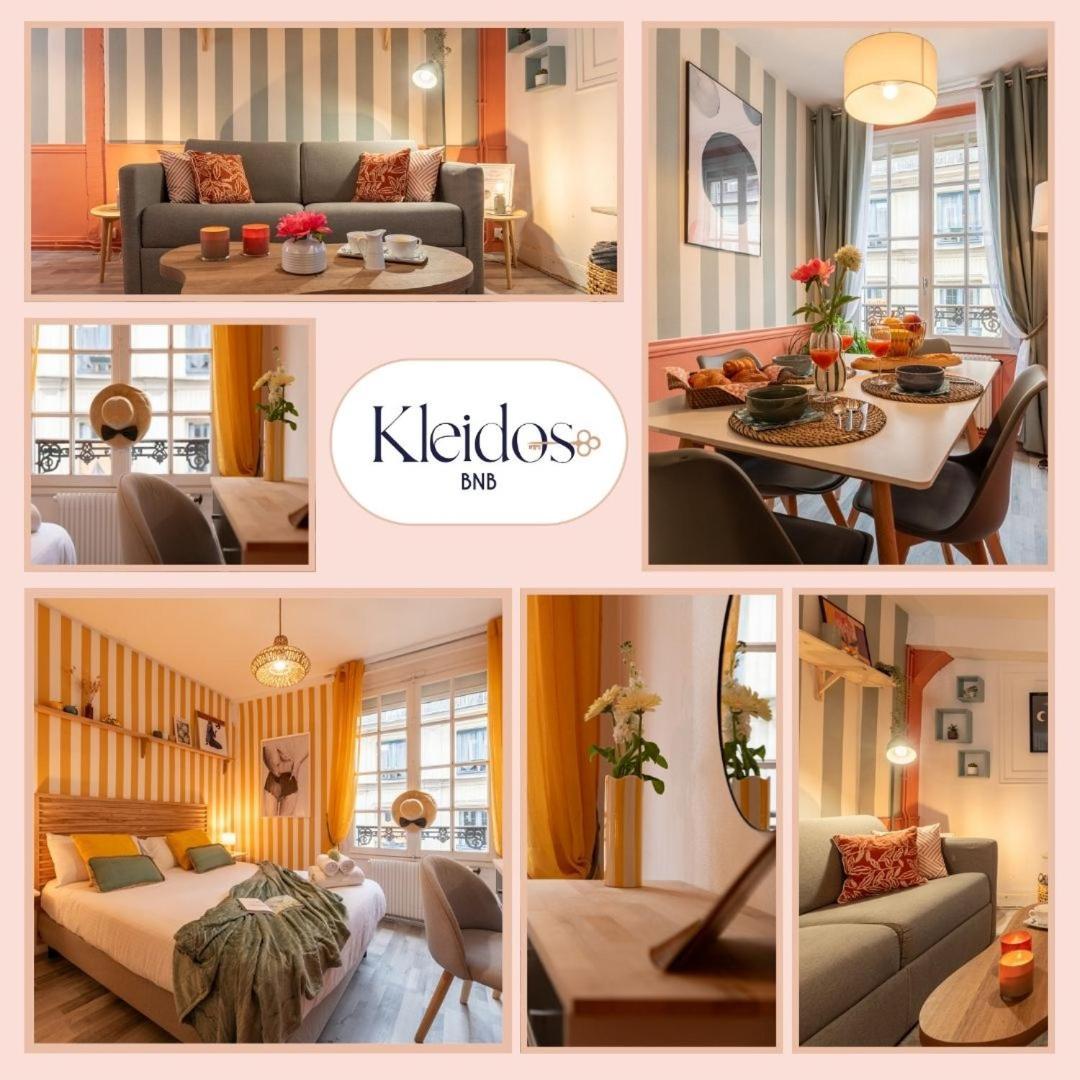 Olympe By Kleidos, Appartement 4P, Rue Calme, Centre Historique, Proche Gare Rouen Ngoại thất bức ảnh